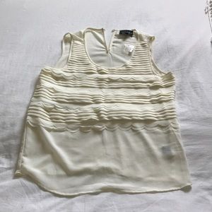 Cynthia rowley offwhite tank